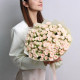 Букет из 35 кремовых кустовых роз Рослин. Букет 392 Kimbirly Flowers