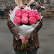 11 коралловых пионов Корал шарм. Букет 216 Kimbirly Flowers