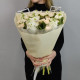 Букет из ароматной маттиолы и кустовых роз Рослин. Букет 179 Kimbirly Flowers
