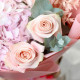 Авторский букет с гортензией и нежными розами. Букет 84 Kimbirly Flowers