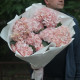 7 розовых гортензий. Букет 126 Kimbirly Flowers