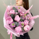 Пионы Сара Бернар и ароматная маттиола. Букет 46 Kimbirly Flowers